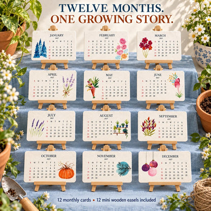 🌱Eco-Friendly Plantable “Timeless” Seed Calendar 2027