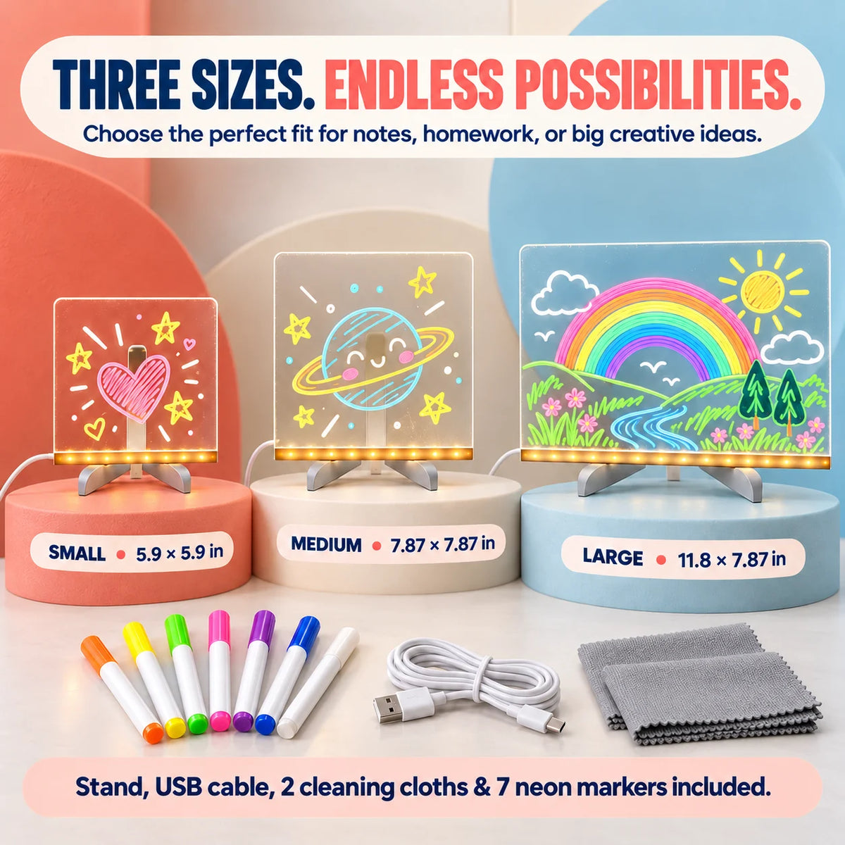 🎨LED Drawing Board